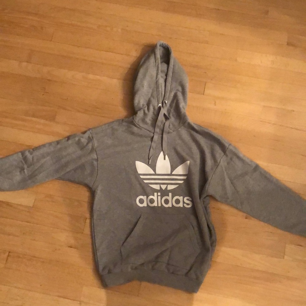 Grey adidas sweatshirt